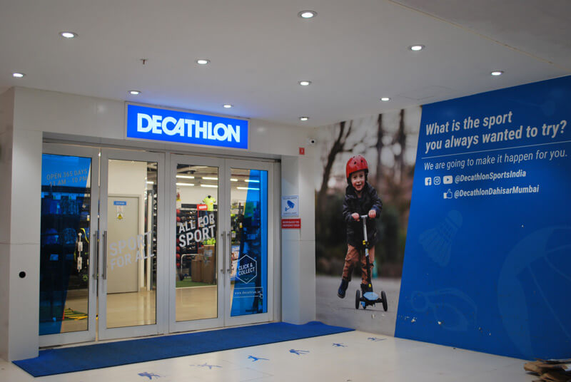 decathlon sports showroom
