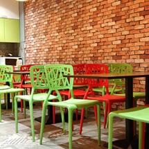 Office cafeteria interior
